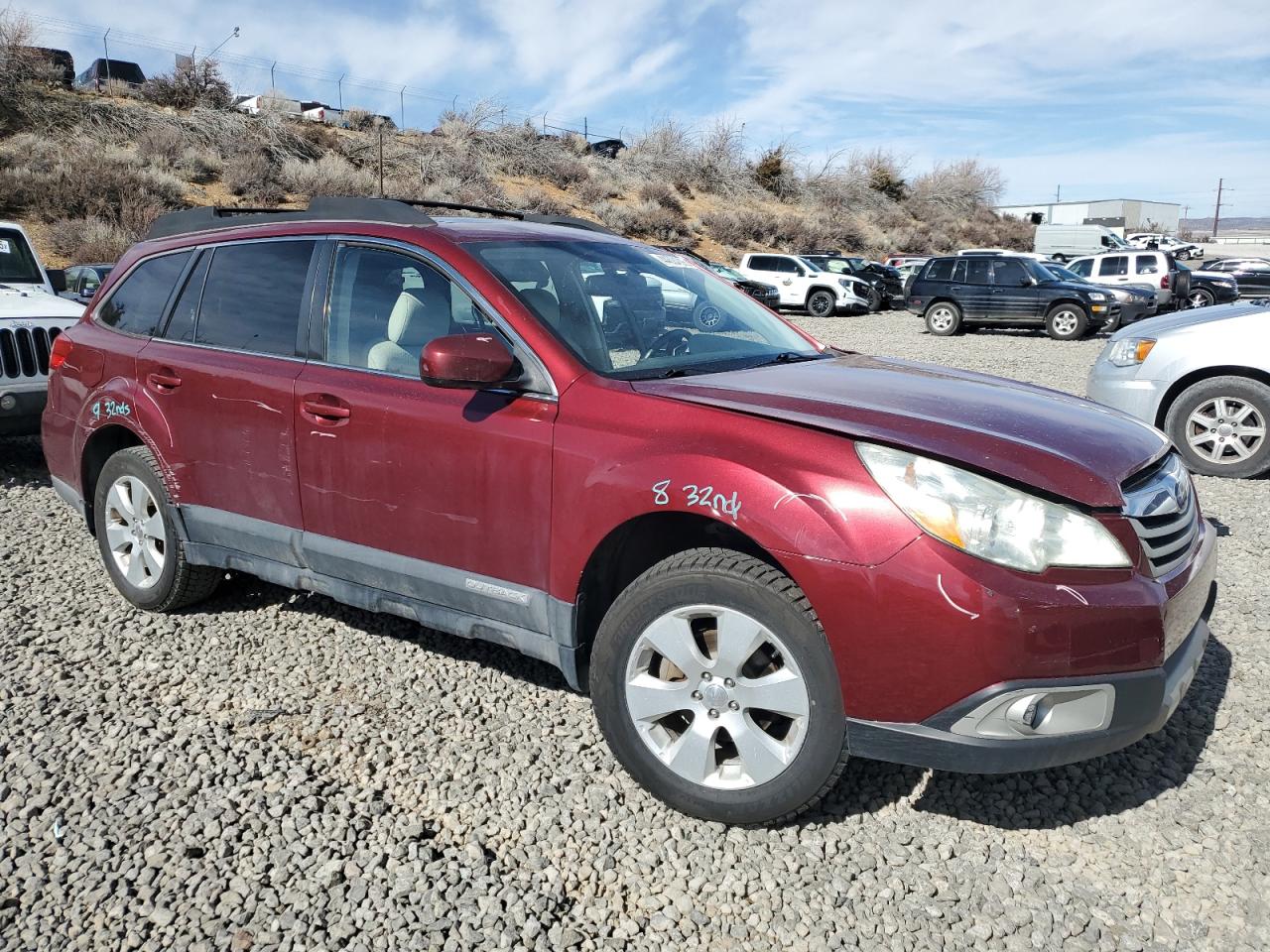 2011 Subaru Outback VIN 4S4BRBGC7B3369705 Copart auction photo, all over damage thumbnail 4