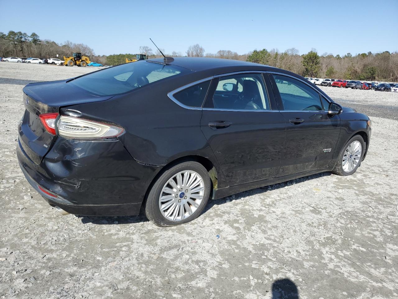 2014 Ford Fusion VIN 3FA6P0PU8ER239064 Copart auction photo, rear end damage thumbnail 3