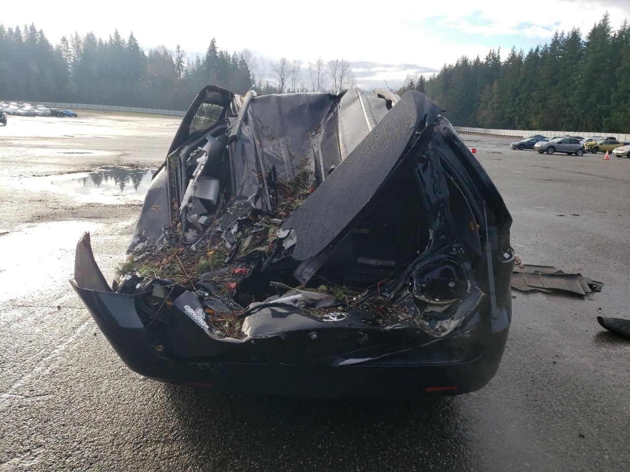 2015 Toyota Sienna VIN 5TDJK3DC8FS095742 Copart auction photo, rear end / top/roof damage thumbnail 6