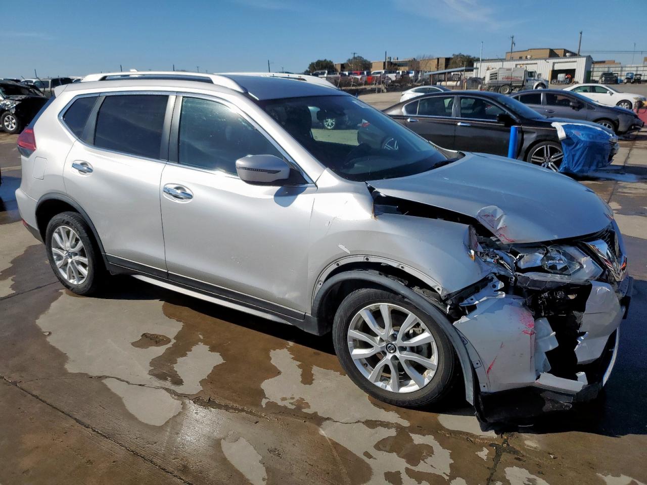 2019 Nissan Rogue VIN KNMAT2MT9KP502916 Copart auction photo, front end damage thumbnail 4