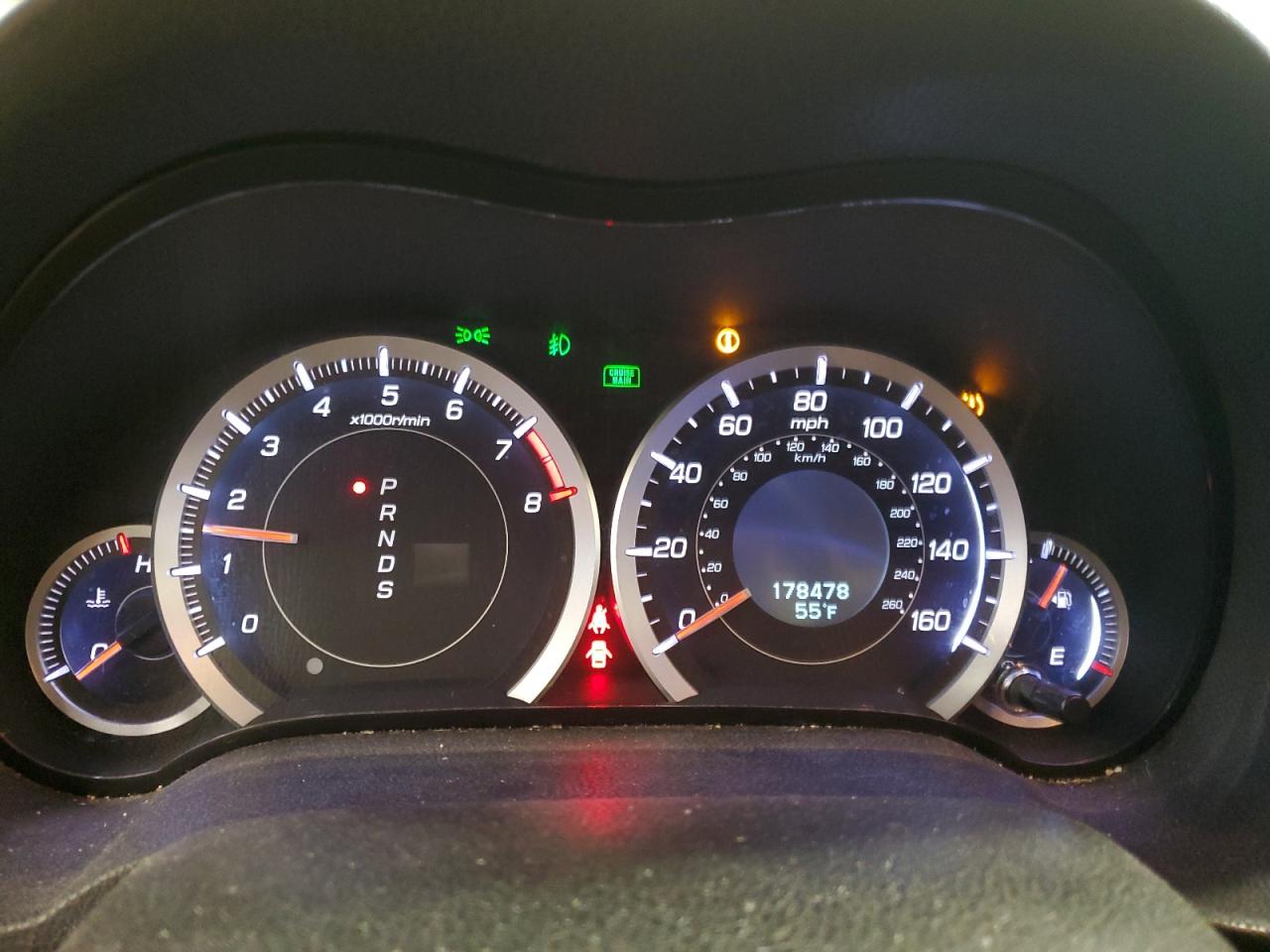 2012 Acura TSX VIN JH4CU2F66CC029335 Copart auction photo, front end / undercarriage damage thumbnail 9