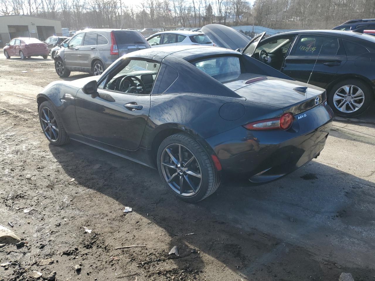 2018 Mazda MX-5 VIN JM1NDAM73J0206129 Copart auction photo, front end / minor dent/scratches damage thumbnail 2