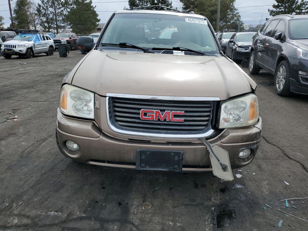 2002 GMC Envoy VIN 1GKDT13SX22353269 Copart auction photo, rollover damage thumbnail 5