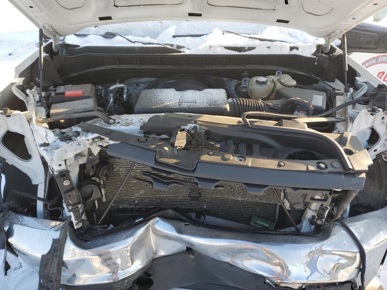 2021 Chevrolet Silverado VIN 3GCNWAEF4MG460951 Copart auction photo, front end / undercarriage damage thumbnail 12