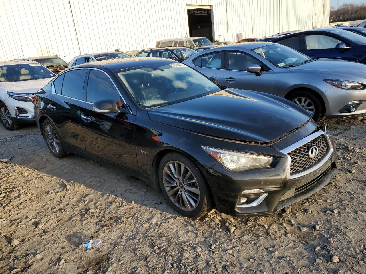 2020 Infiniti Q50 VIN JN1EV7ARXLM252755 Copart auction photo, front end / minor dent/scratches damage thumbnail 4