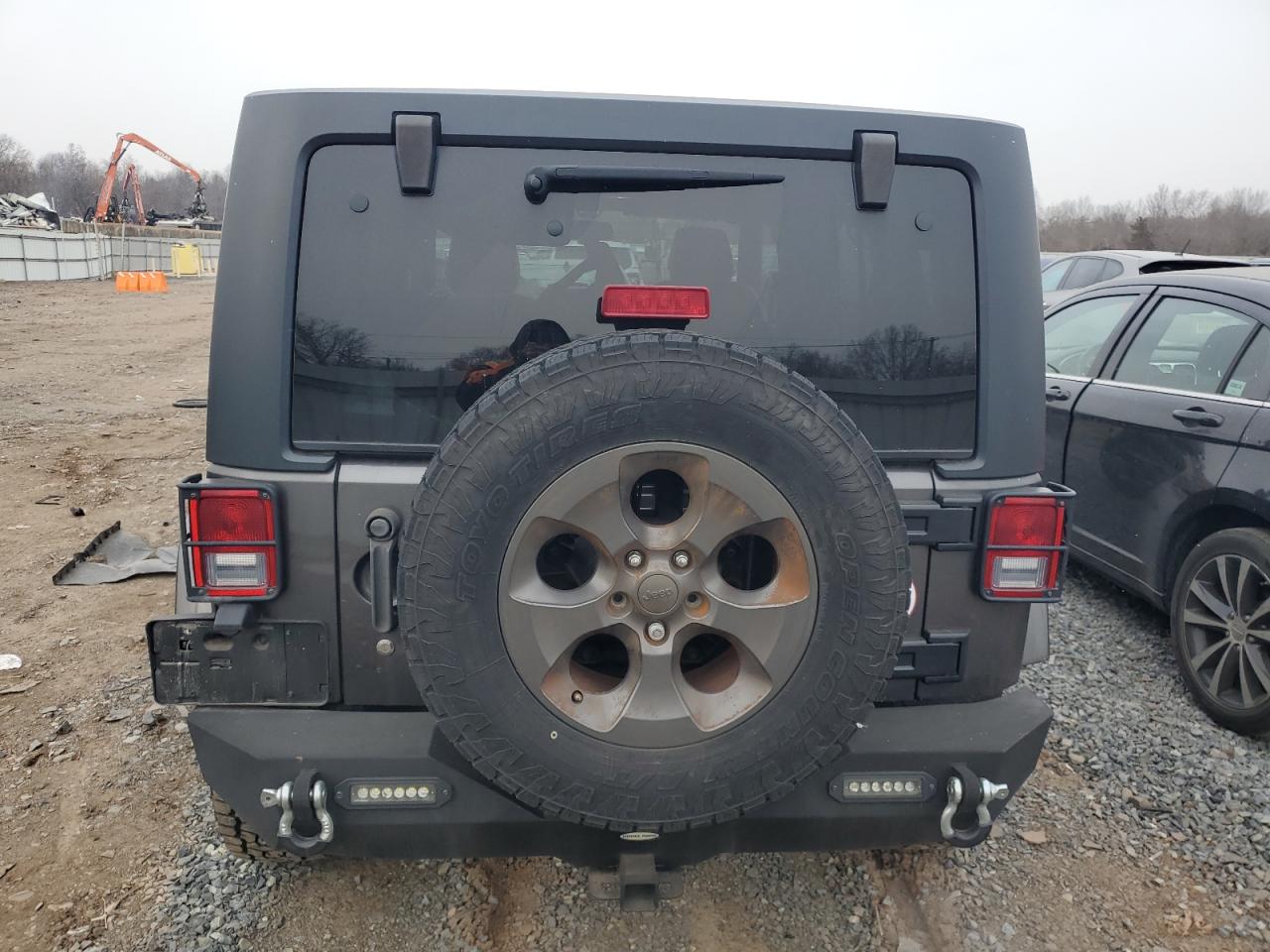 2017 Jeep Wrangler VIN 1C4BJWDG5HL563295 Copart auction photo, front end damage thumbnail 6