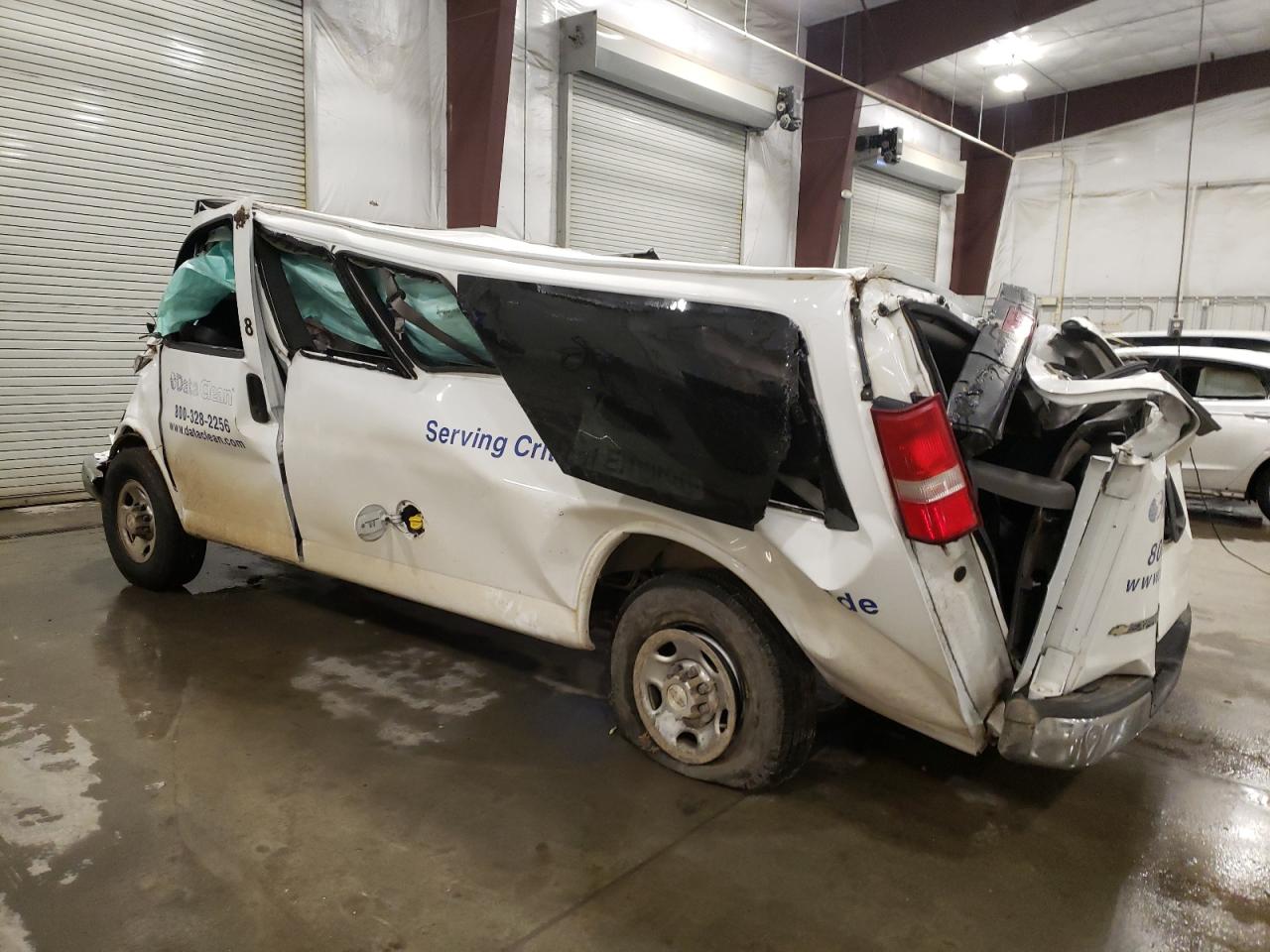 2018 Chevrolet Express VIN 1GAWGFFG6J1227629 Copart auction photo, rollover damage thumbnail 2