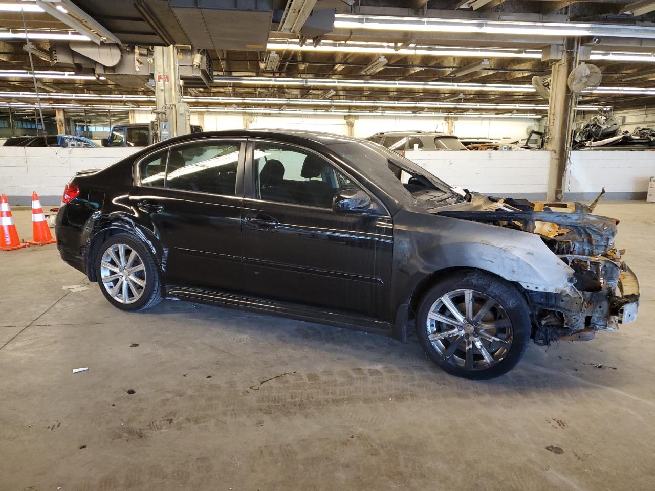 2014 Subaru Legacy VIN 4S3BMCH65E3006146 Copart auction photo, burn - engine / minor dent/scratches damage thumbnail 4