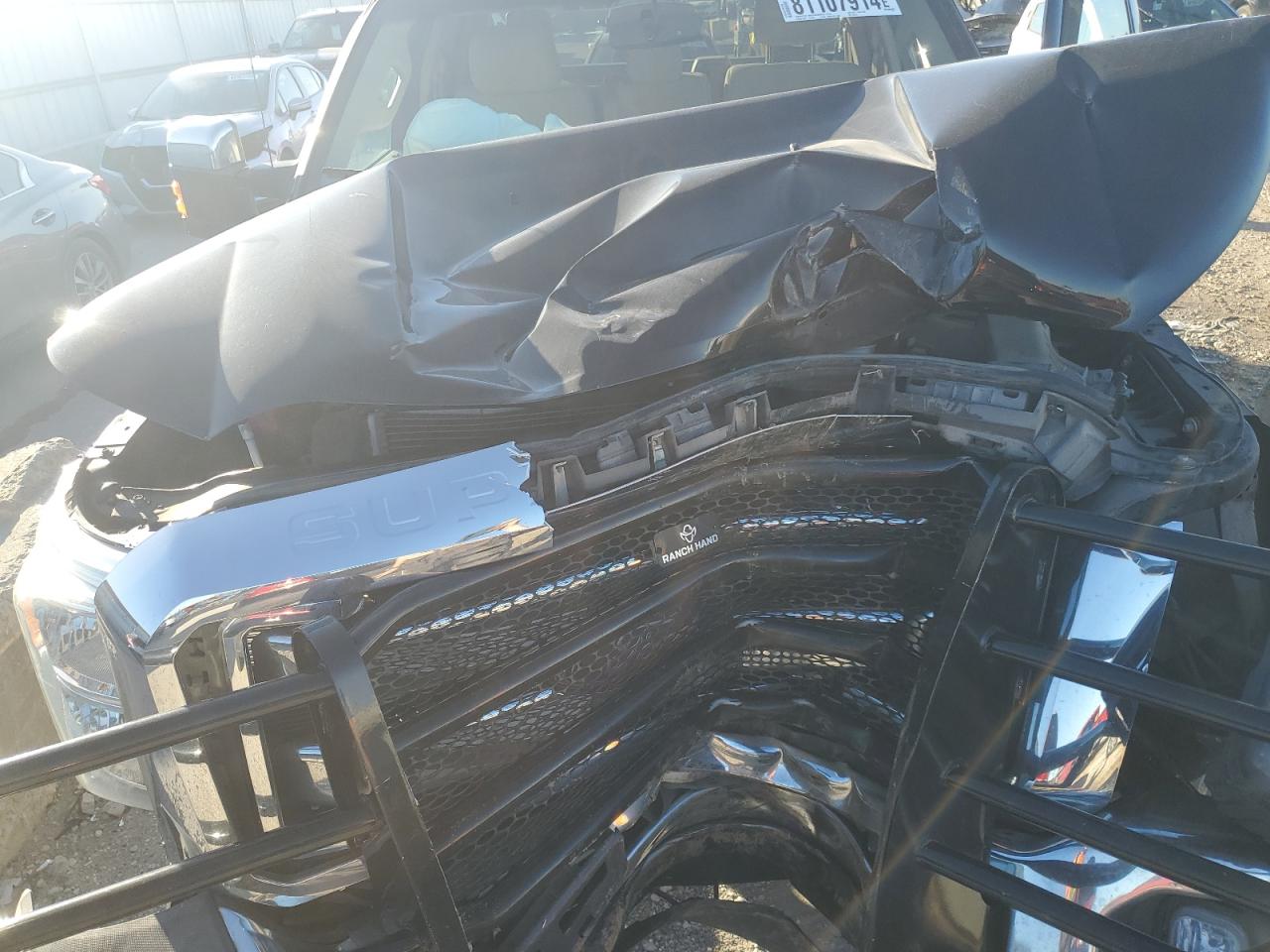 2016 Ford F250 VIN 1FT7X2B62GEB51877 Copart auction photo, front end damage thumbnail 12