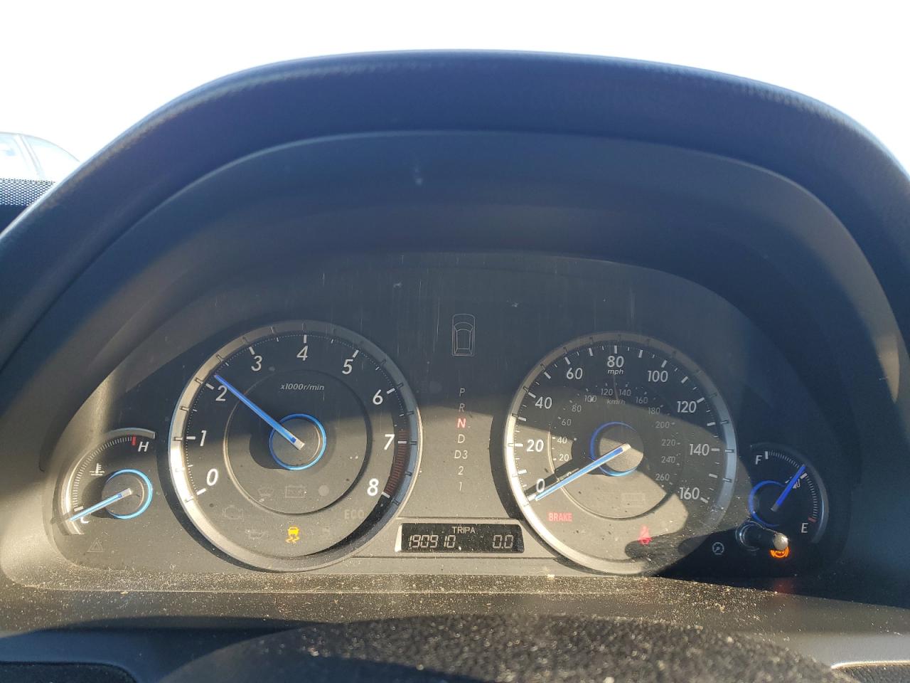 2010 Honda Accord VIN 5J6TF2H55AL010220 Copart auction photo, front end / minor dent/scratches damage thumbnail 9
