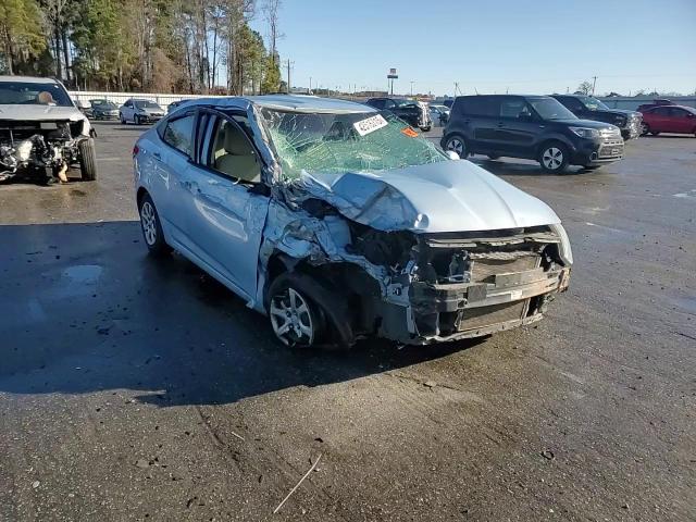 2013 Hyundai Accent VIN KMHCT4AE9DU497484 Copart auction photo, all over / rollover damage thumbnail 11