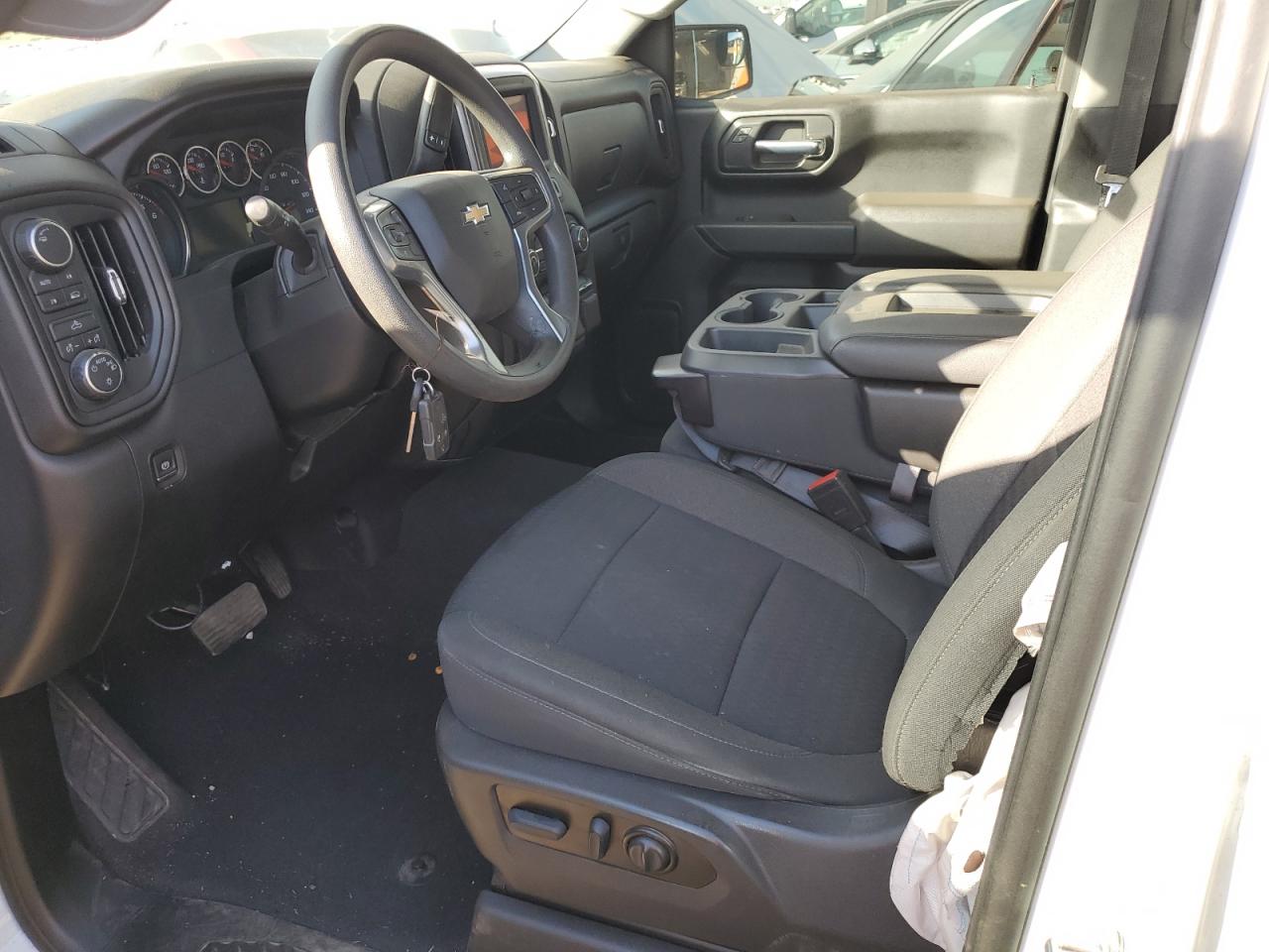 2022 Chevrolet Silverado VIN 1GCRYBEK8NZ200102 Copart auction photo, side / hail damage thumbnail 7