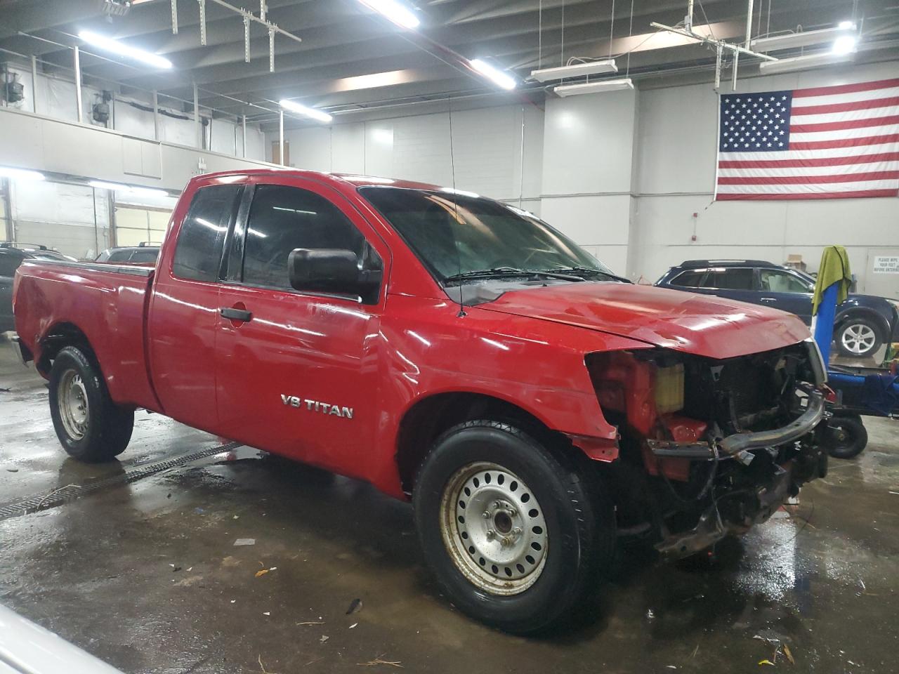 2009 Nissan Titan VIN 1N6BA06A99N314801 Copart auction photo, front end / rear end damage thumbnail 4