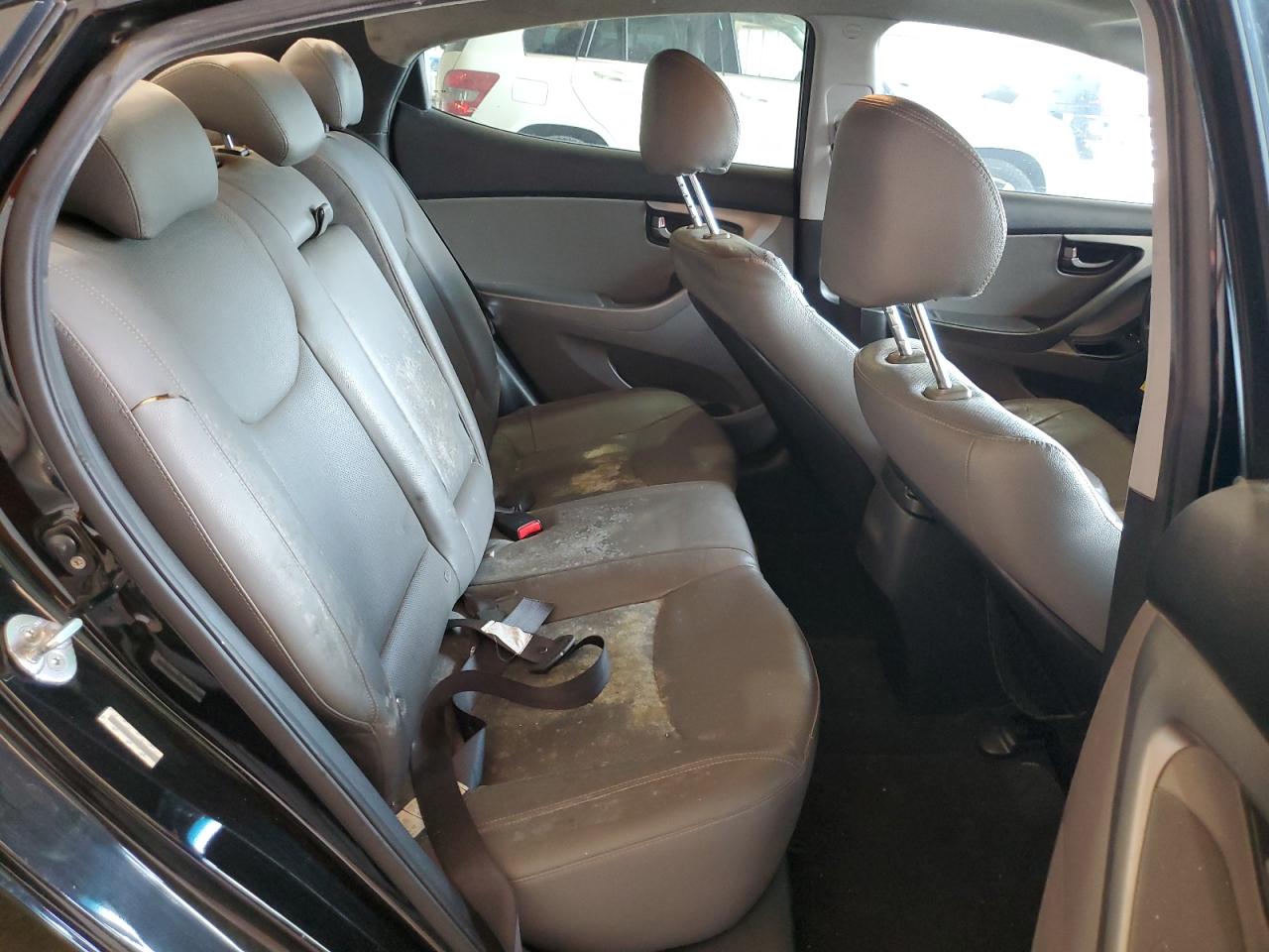 2014 Hyundai Elantra VIN KMHDH4AH4EU133832 Copart auction photo, all over damage thumbnail 10