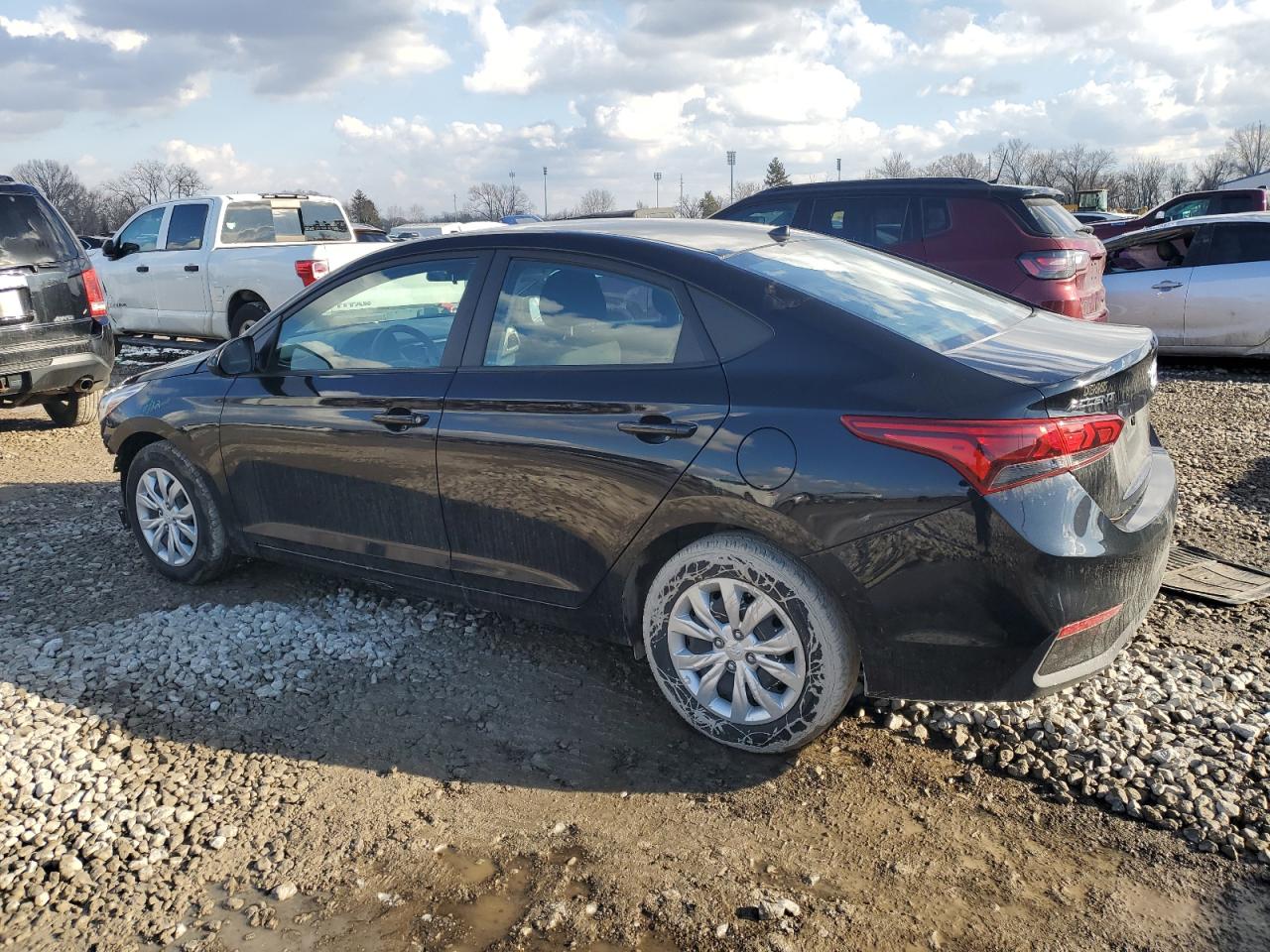 2022 Hyundai Accent VIN 3KPC24A69NE161057 Copart auction photo, front end damage thumbnail 2