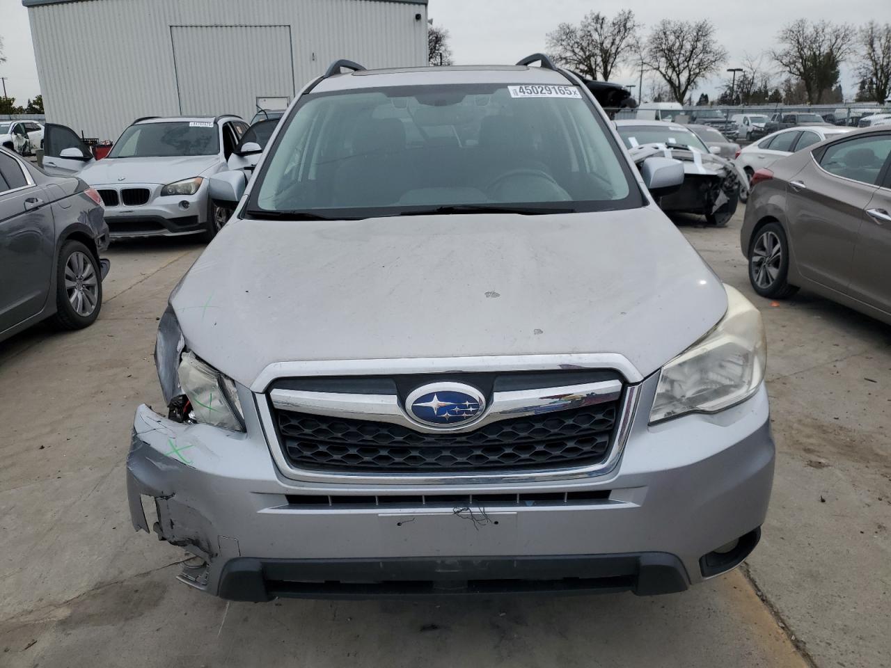 2015 Subaru Forester VIN JF2SJARC2FH442427 Copart auction photo, front end damage thumbnail 5