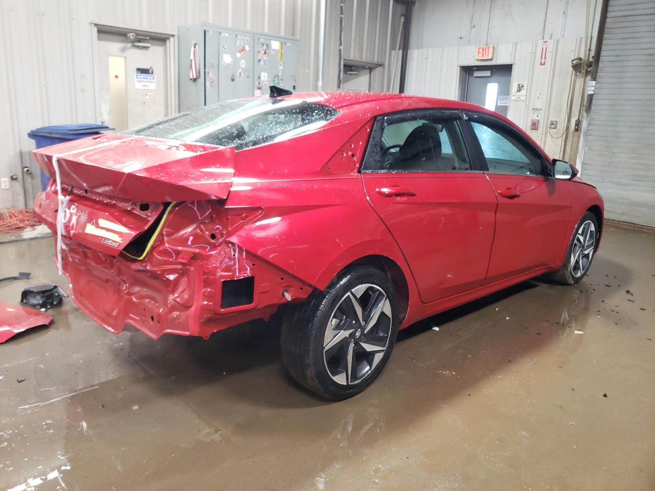 2021 Hyundai Elantra VIN 5NPLP4AG1MH015529 Copart auction photo, rear end damage thumbnail 3