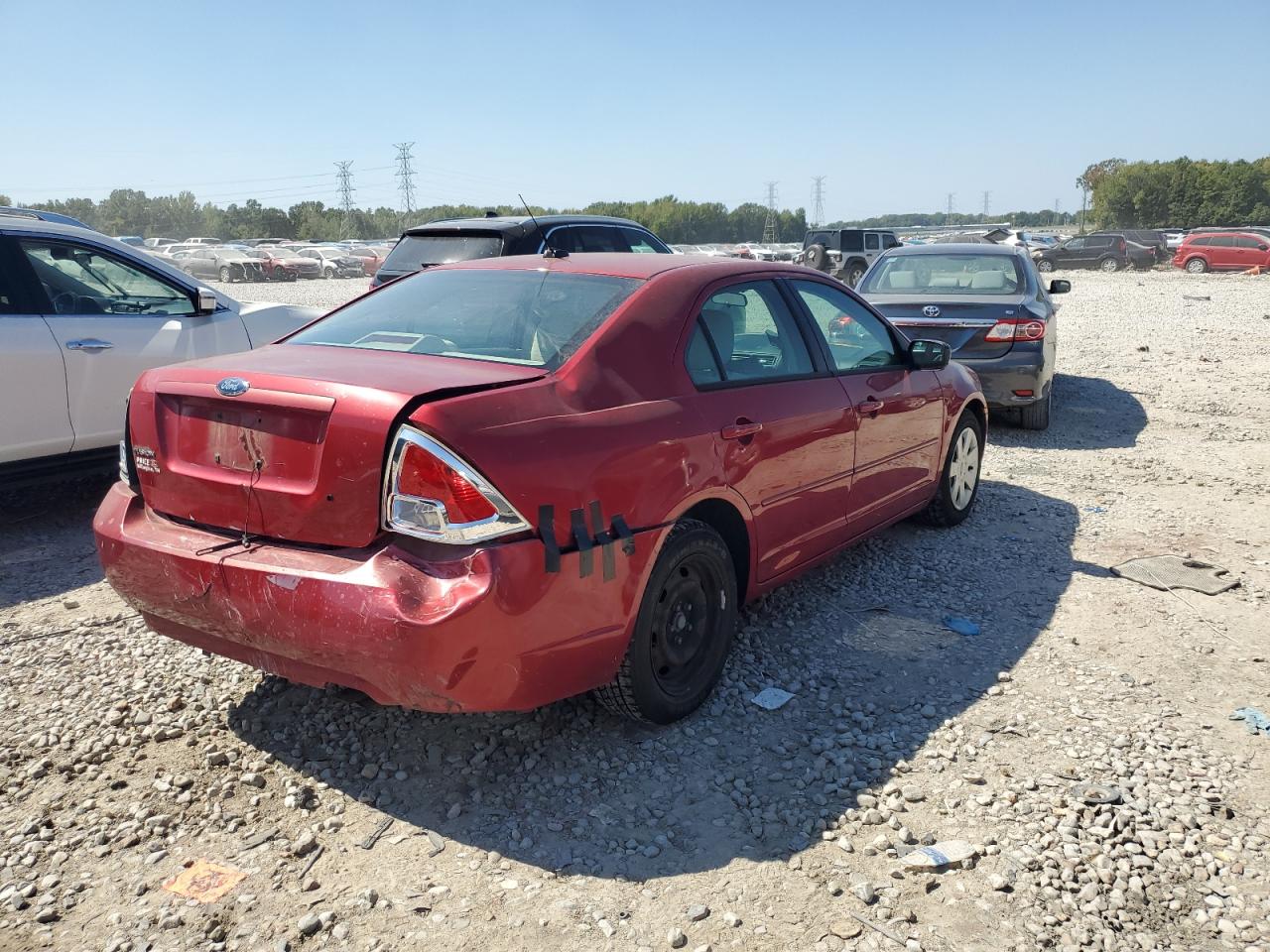 2009 Ford Fusion VIN 3FAHP06Z99R115381 Copart auction photo, rear end damage thumbnail 3