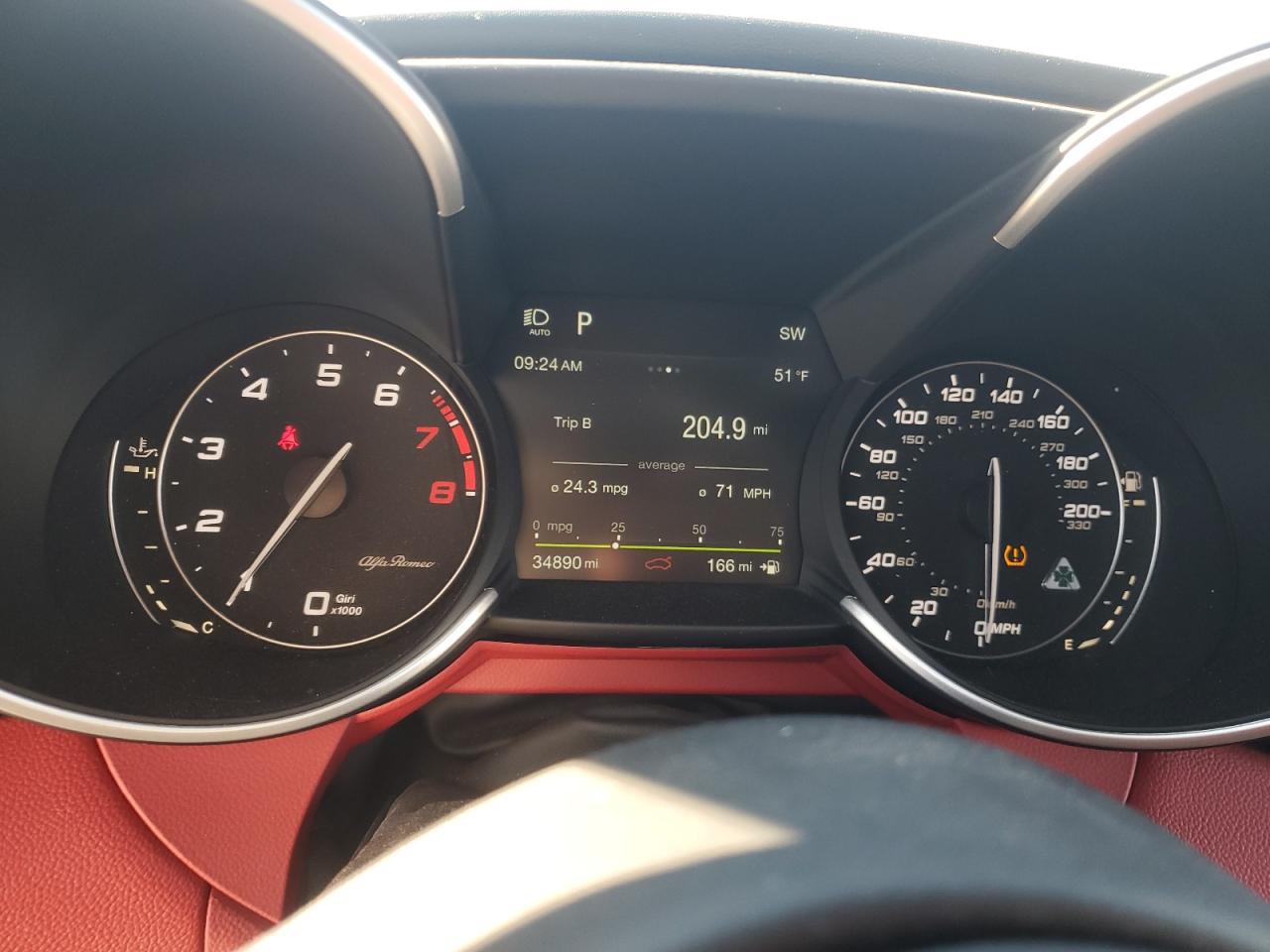 2019 Alfa Romeo Giulia VIN ZARFAMEV1K7613635 Copart auction photo, side damage thumbnail 9
