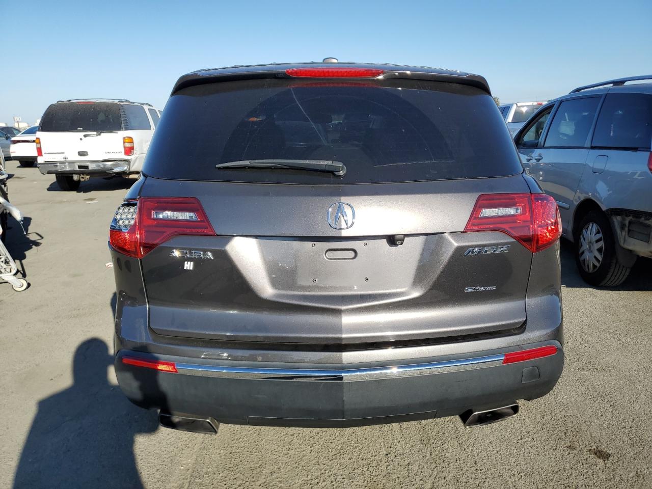 2011 Acura MDX VIN 2HNYD2H62BH530586 Copart auction photo, all over damage thumbnail 6