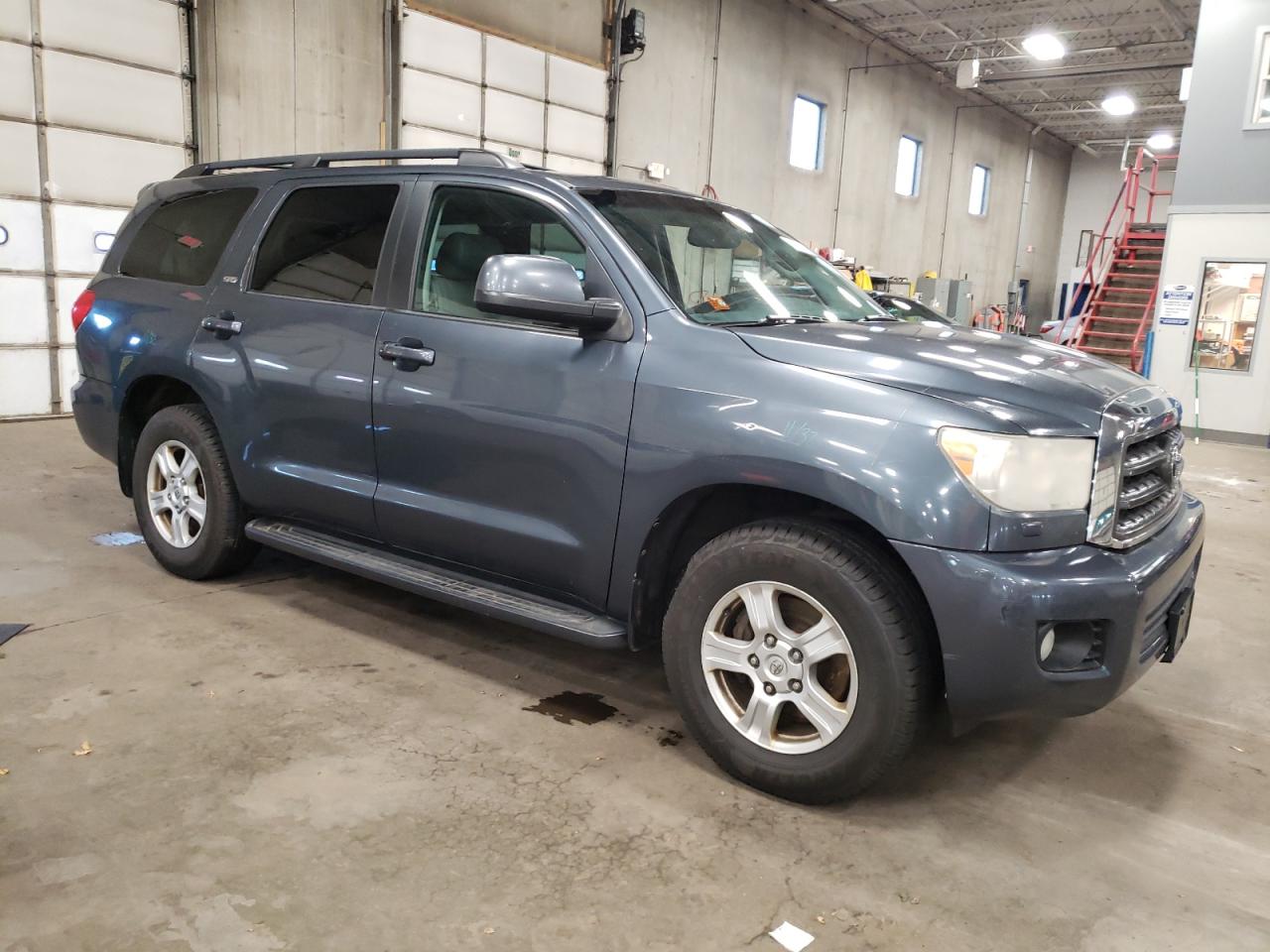 2008 Toyota Sequoia VIN 5TDBY64A98S012132 Copart auction photo, side damage thumbnail 4