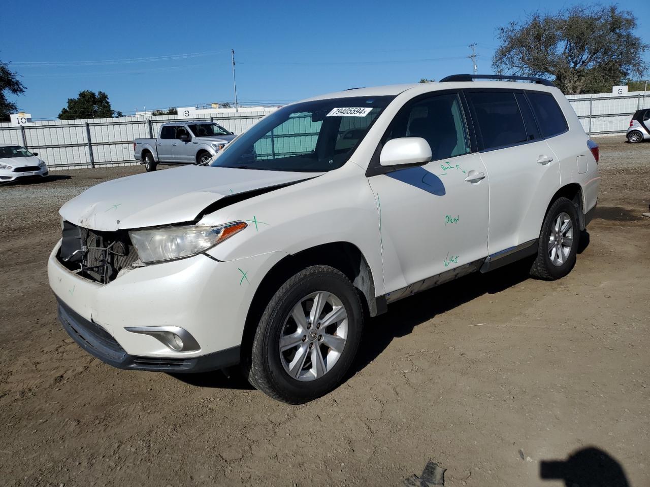 2013 Toyota Highlander VIN 5TDZK3EH9DS140195
