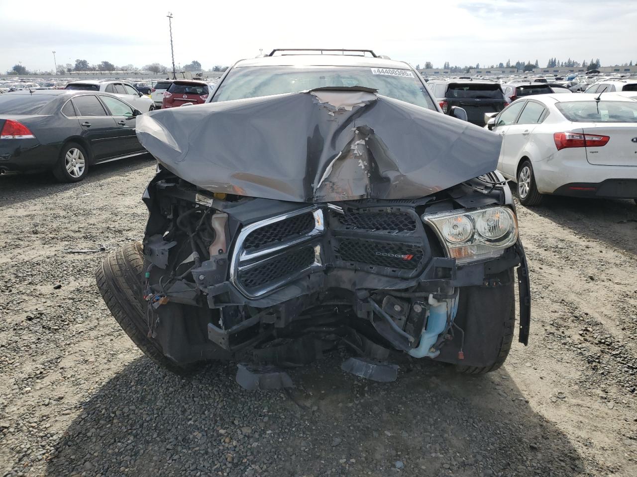 2012 Dodge Durango VIN 1C4RDJDG3CC318058 Copart auction photo, front end damage thumbnail 5