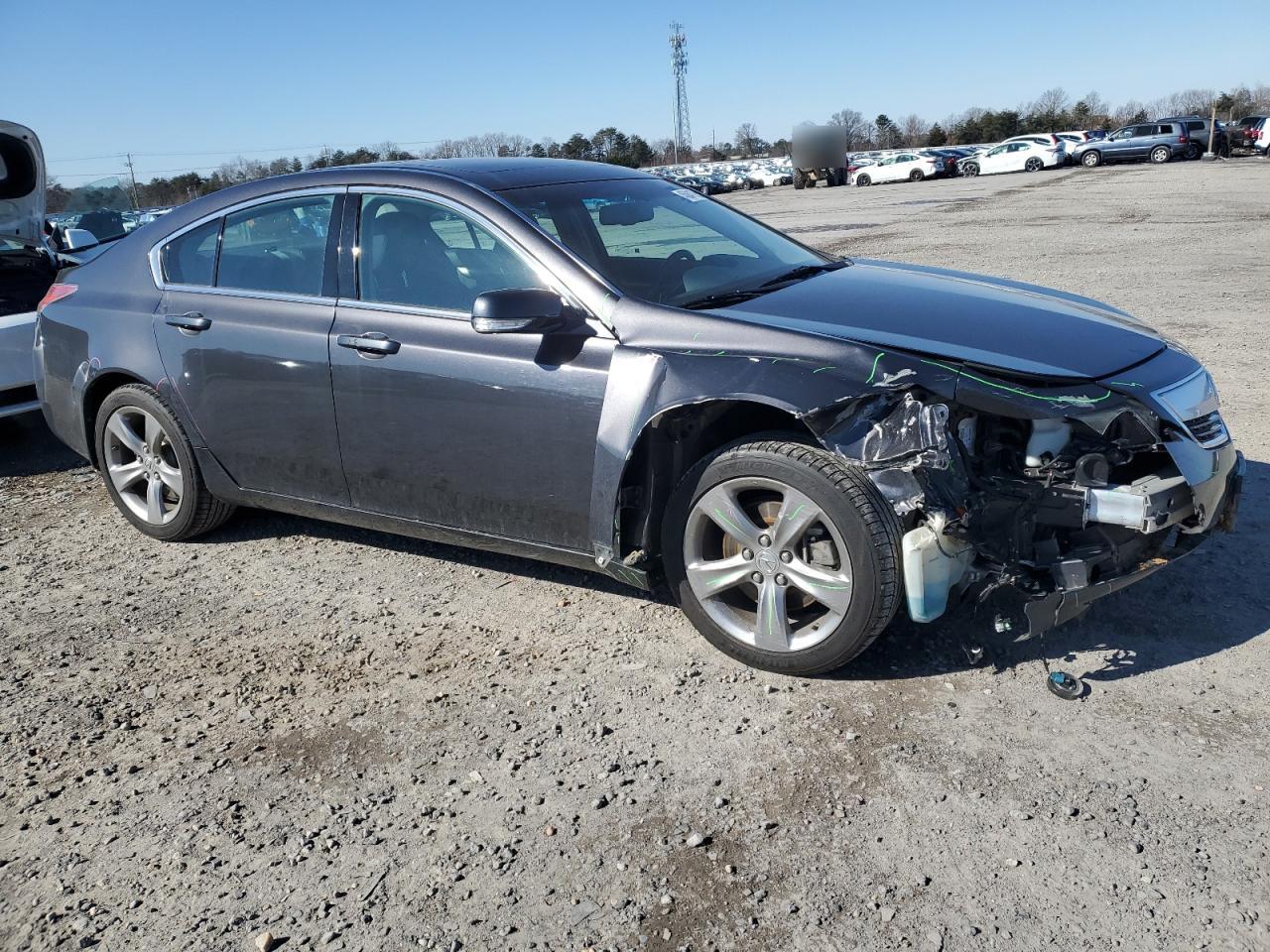 2013 Acura TL VIN 19UUA9F5XDA000658 Copart auction photo, front end / minor dent/scratches damage thumbnail 4