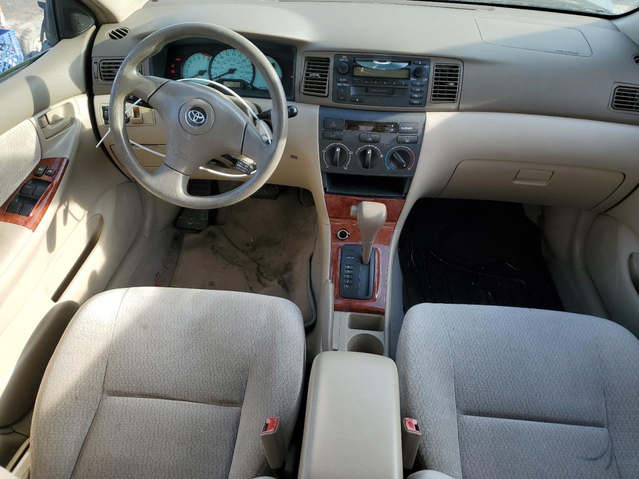 2003 Toyota Corolla VIN 1NXBR38E83Z161995 Copart auction photo, all over damage thumbnail 8