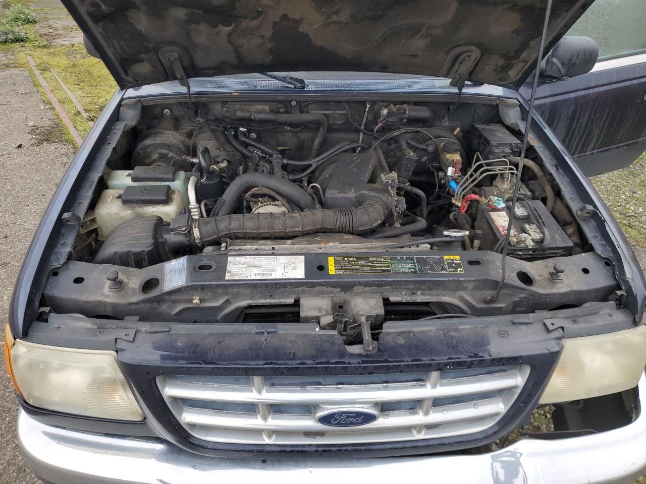 2003 Ford Ranger VIN 1FTYR14V93PA25267 Copart auction photo, side damage thumbnail 13