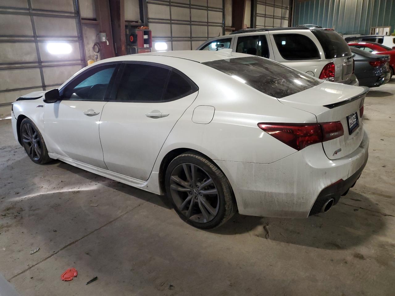 2020 Acura TLX VIN 19UUB1F69LA000009 Copart auction photo, front end / minor dent/scratches damage thumbnail 2