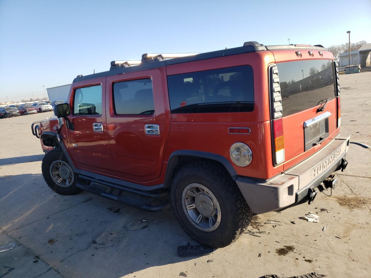 2004 Hummer H2 VIN 5GRGN23U24H101928 Copart auction photo, front end damage thumbnail 2