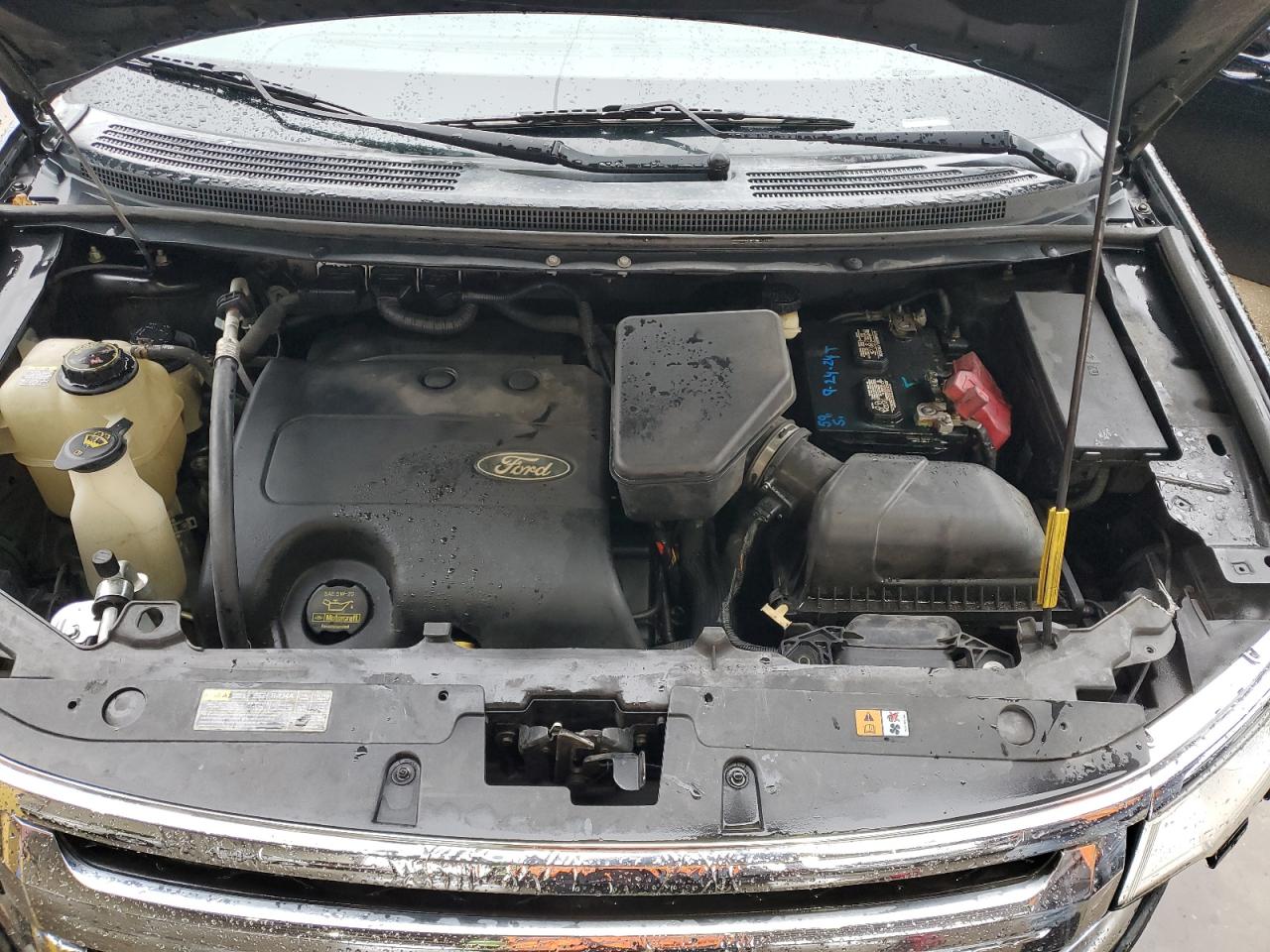 2013 Ford Edge VIN 2FMDK4KC0DBC01763 Copart auction photo, front end damage thumbnail 12