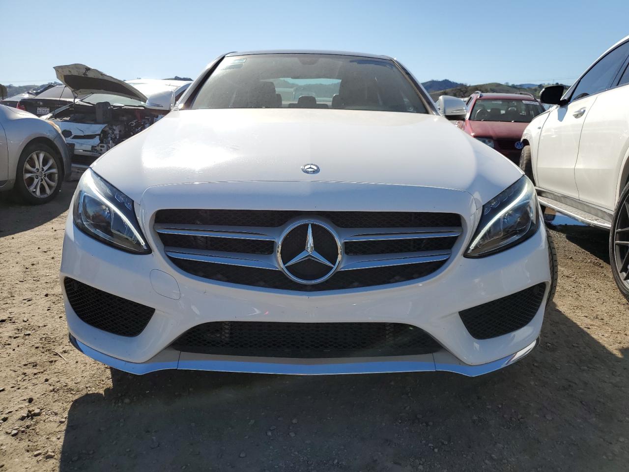 2015 Mercedes-Benz C-klasse VIN 55SWF4KB6FU041370 Copart auction photo, rear end damage thumbnail 5
