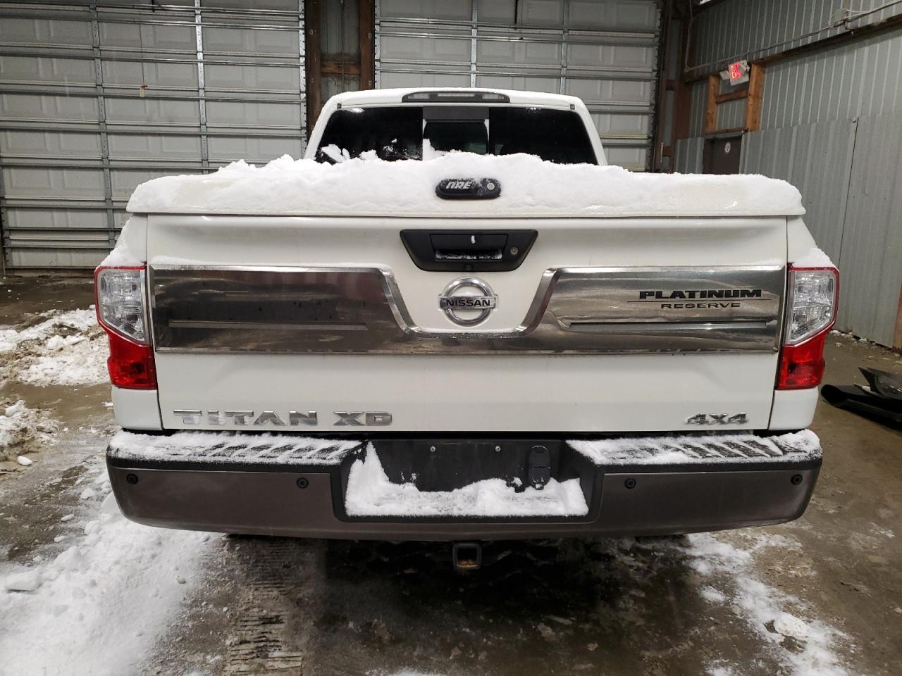 2017 Nissan Titan VIN 1N6BA1F44HN552277 Copart auction photo, vandalism damage thumbnail 6