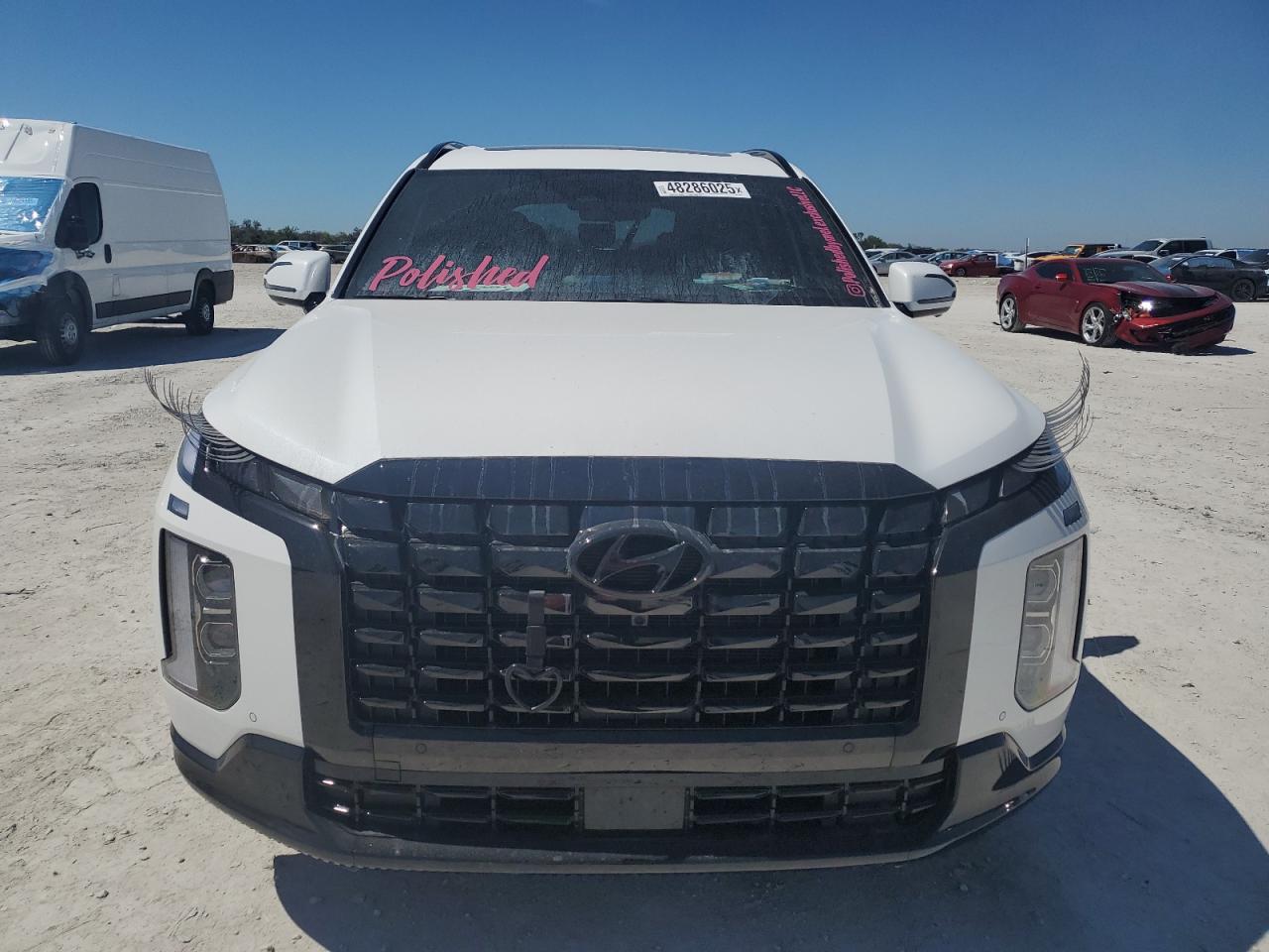 2024 Hyundai Palisade VIN KM8R7DGE6RU690916 Copart auction photo, rear end damage thumbnail 5