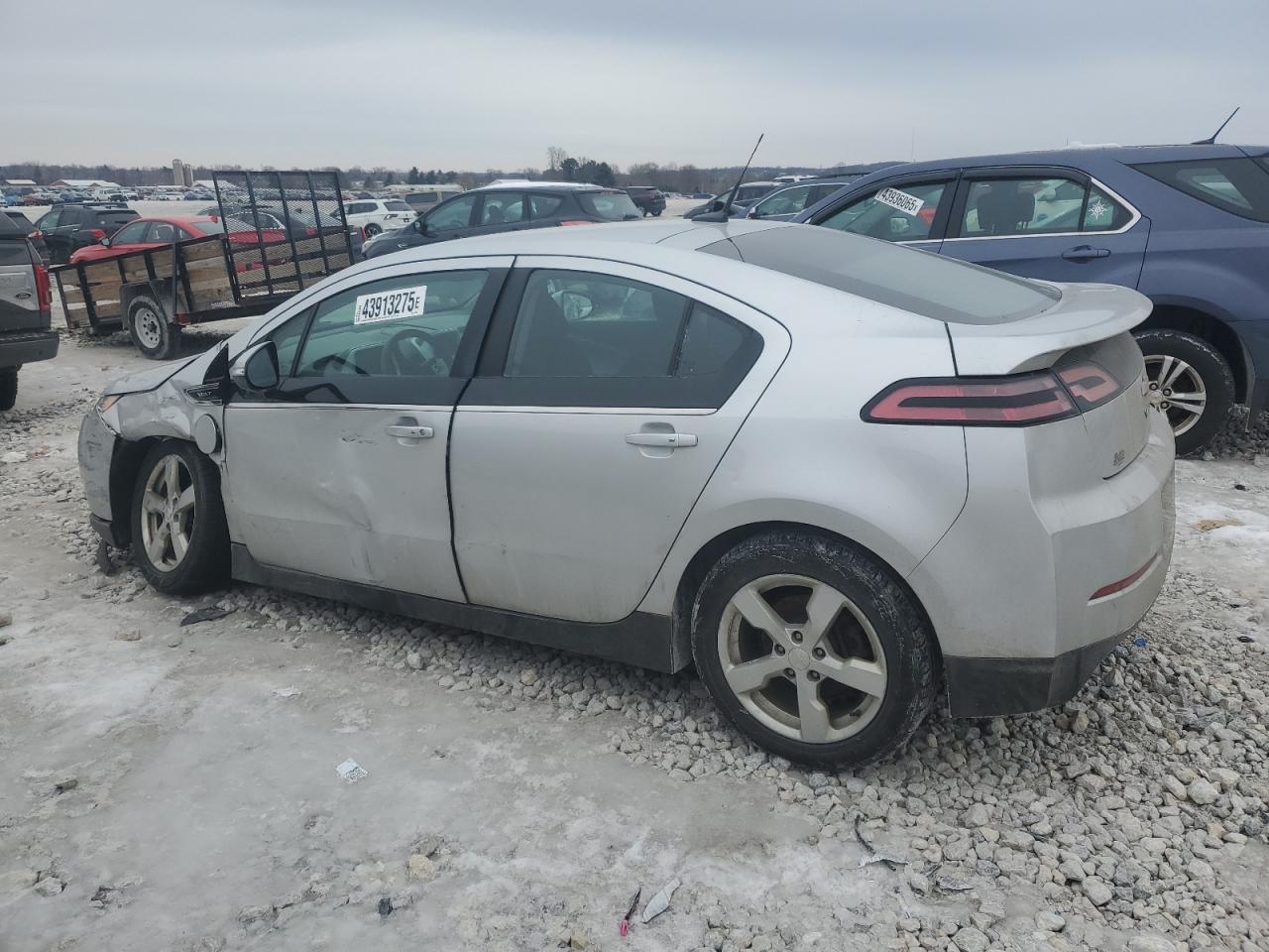 2013 Chevrolet Volt VIN 1G1RA6E40DU120746 Copart auction photo, side / front end damage thumbnail 2
