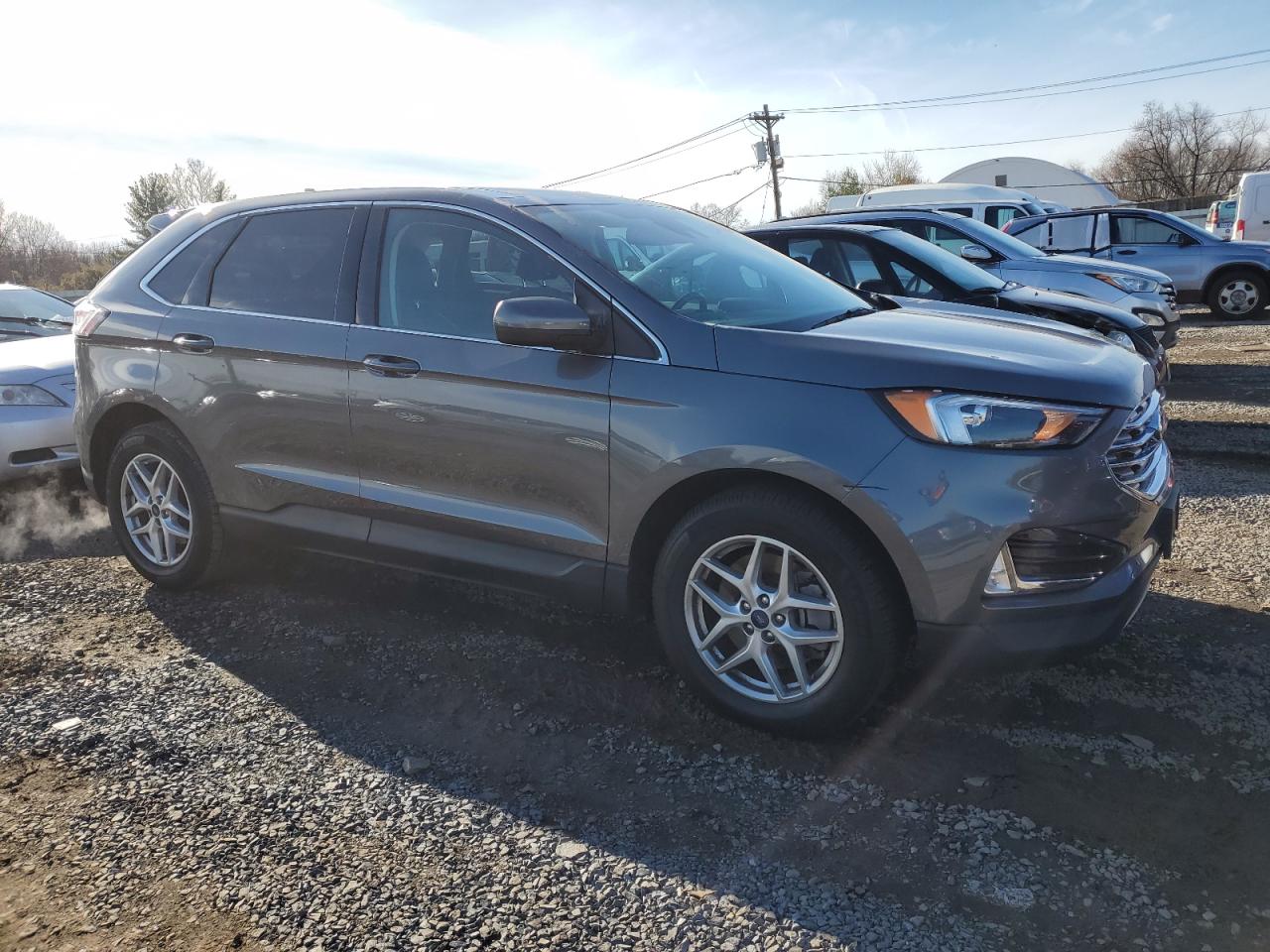 2022 Ford Edge VIN 2FMPK4J98NBA73020 Copart auction photo, side damage thumbnail 4