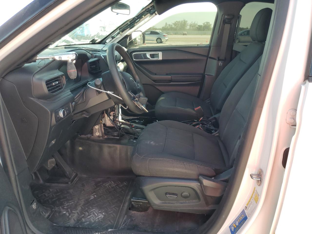 2021 Ford Explorer VIN 1FM5K8AWXMNA08614 Copart auction photo, all over damage thumbnail 7
