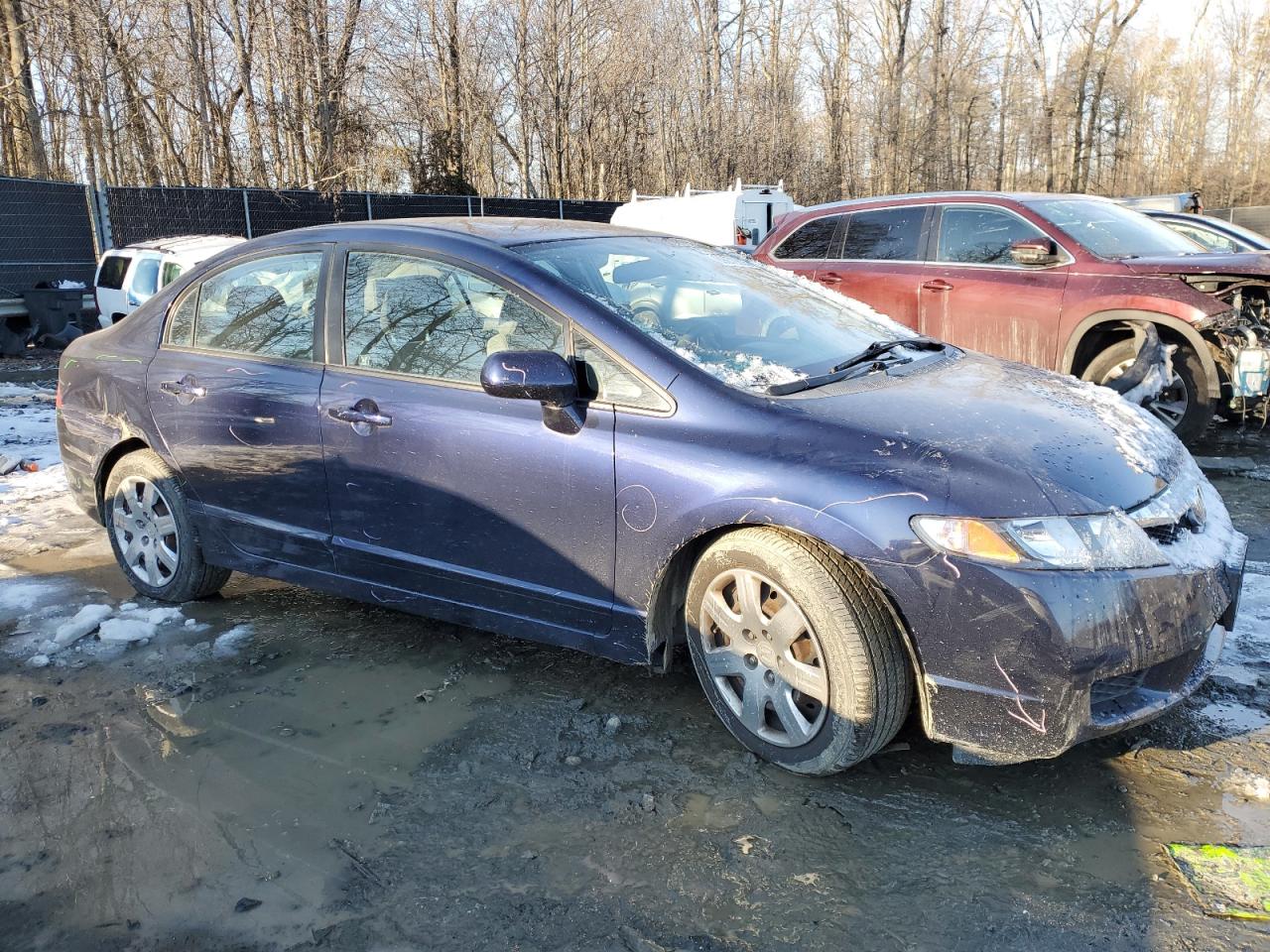 2011 Honda Civic VIN 2HGFA1F56BH550030 Copart auction photo, all over damage thumbnail 4