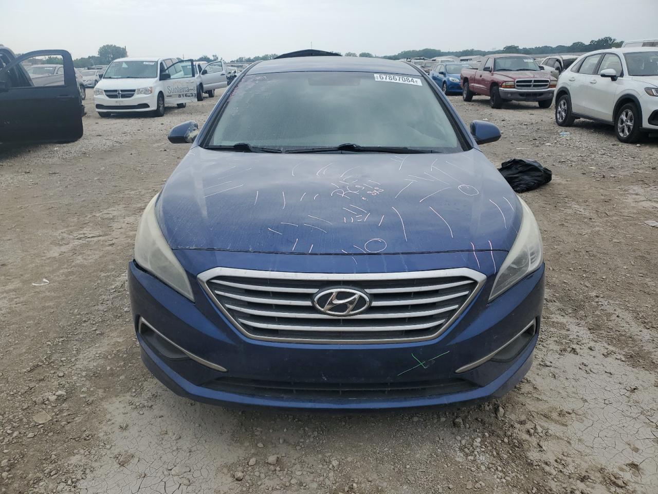 2017 Hyundai Sonata VIN 5NPE24AF5HH533258 Copart auction photo, all over / front end damage thumbnail 5