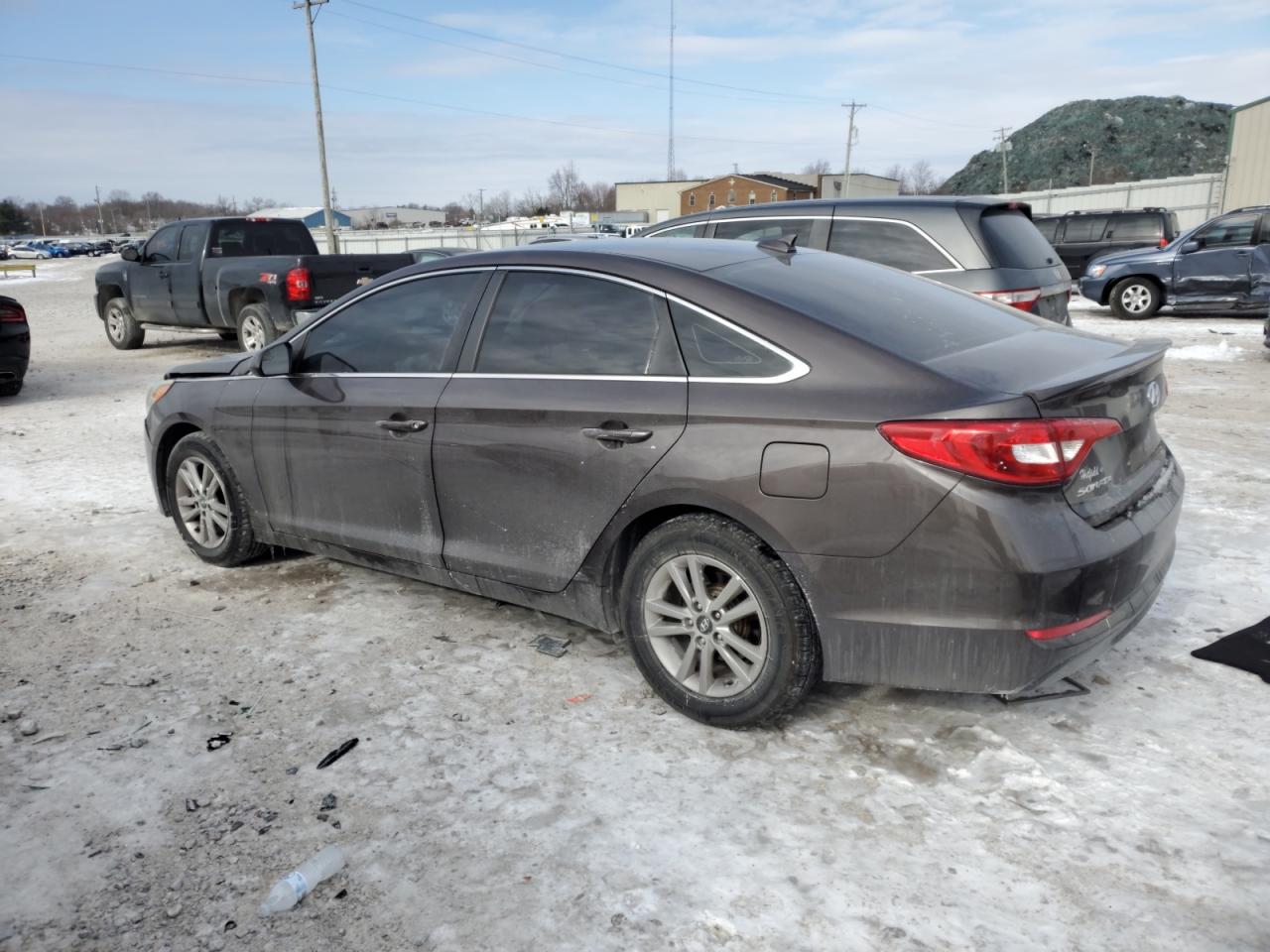 2015 Hyundai Sonata VIN 5NPE24AF7FH256612 Copart auction photo, front end damage thumbnail 2