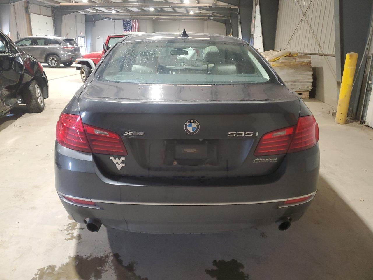 2014 BMW 5er VIN WBA5B3C59ED530330 Copart auction photo, front end damage thumbnail 6