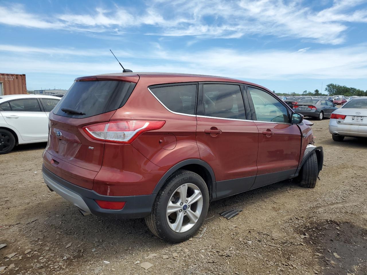 2016 Ford Escape VIN 1FMCU0G74GUA49902 Copart auction photo, front end damage thumbnail 3