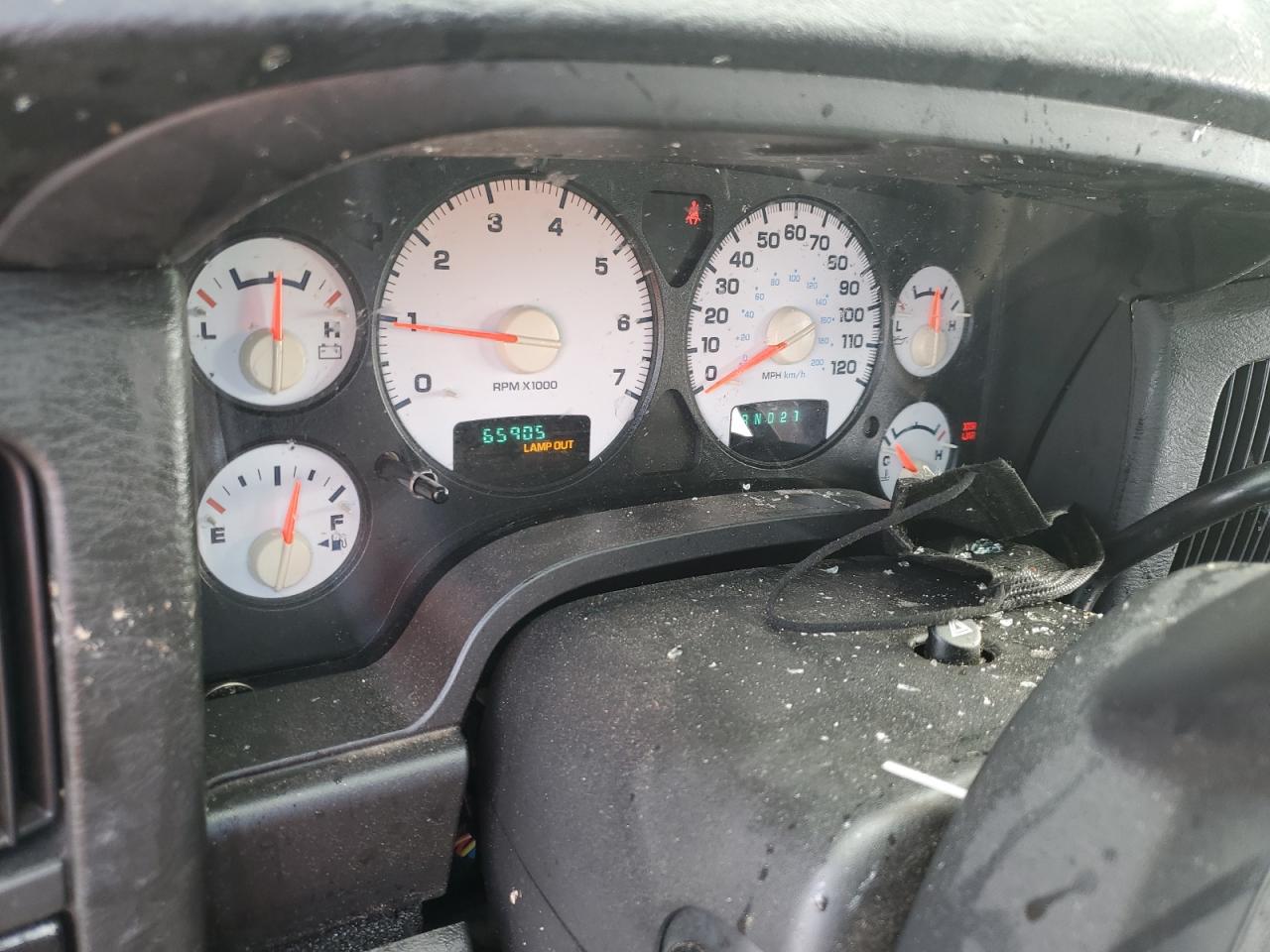 2005 Dodge RAM VIN 1D7HA16K45J620761 Copart auction photo, biohazard/chemical / all over damage thumbnail 9