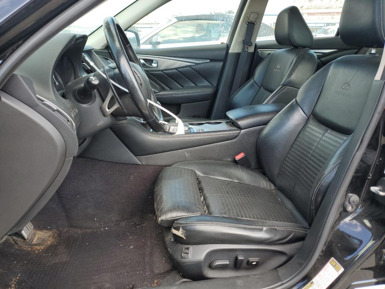 2014 Infiniti Q50 VIN JN1BV7AR2EM707247 Copart auction photo, water/flood / minor dent/scratches damage thumbnail 7