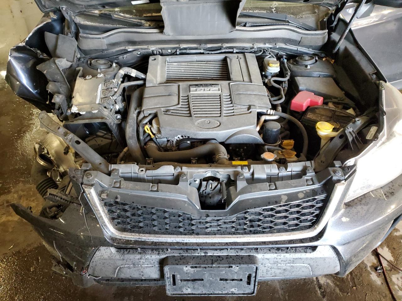 2015 Subaru Forester VIN JF2SJGDC7FH448413 Copart auction photo, front end / side damage thumbnail 11