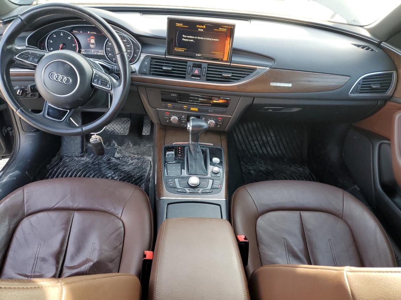 2015 Audi A6 VIN WAUFGAFC9FN002304 Copart auction photo, side damage thumbnail 8