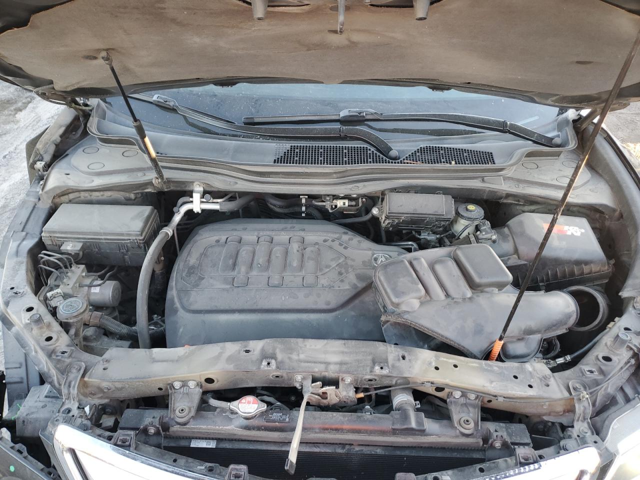 2014 Acura MDX VIN 5FRYD3H29EB015652 Copart auction photo, front end damage thumbnail 12