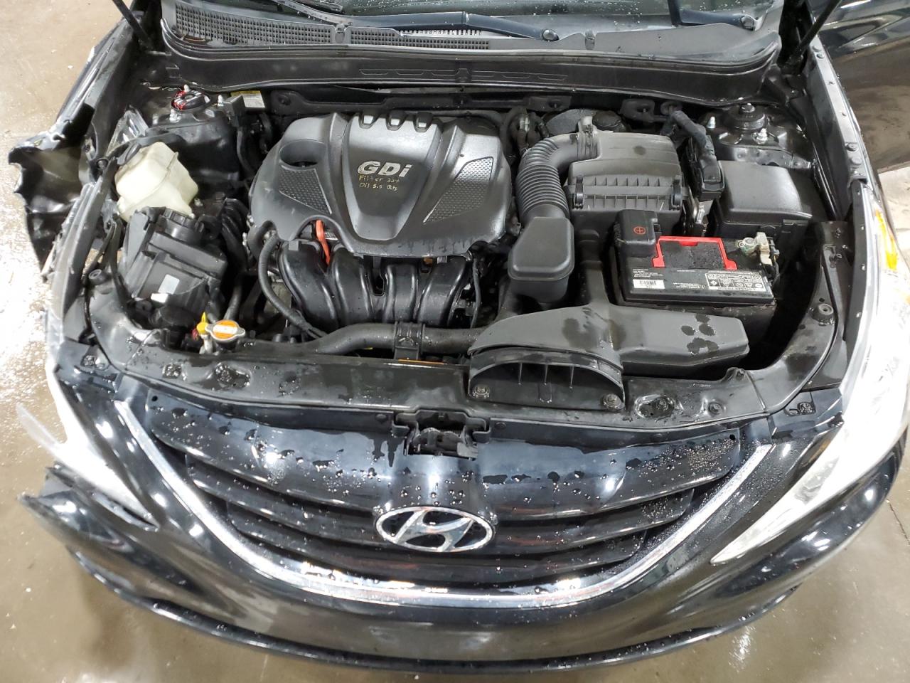 2013 Hyundai Sonata VIN 5NPEB4AC3DH520587 Copart auction photo, front end / side damage thumbnail 12